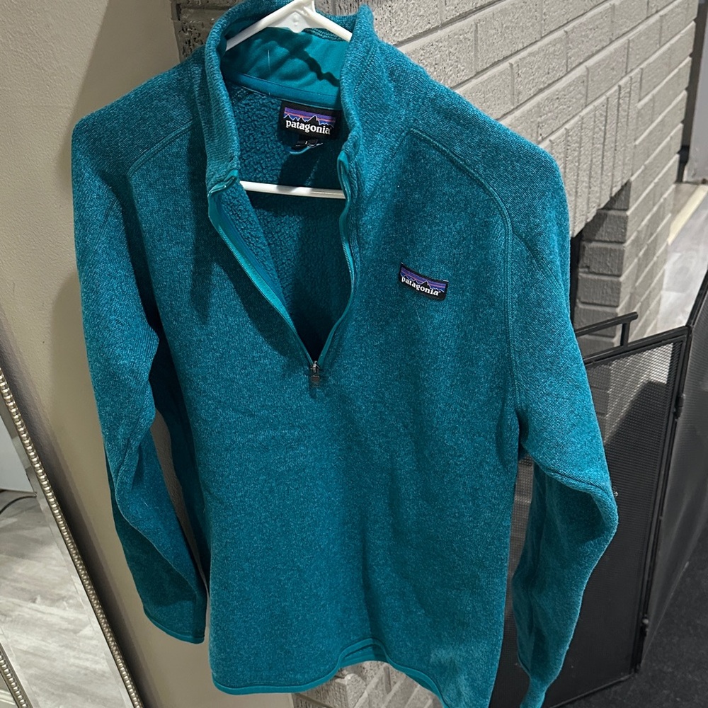 Patagonia Turquoise Half-Zip Fleece